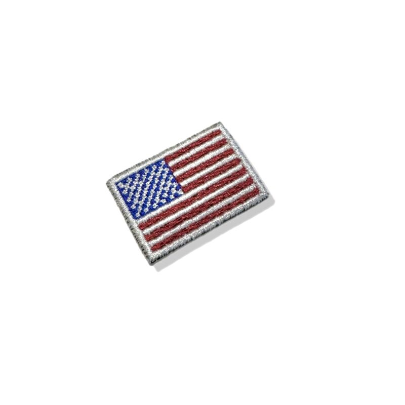 BP0055-036 USA Embroidered Flag Patch 1.5x1 in.