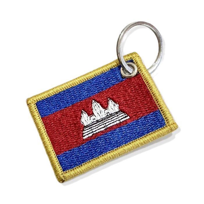 BP0205-011 Camboja Embroidered Flag Patch 2.25″×1.5″ - Image 7