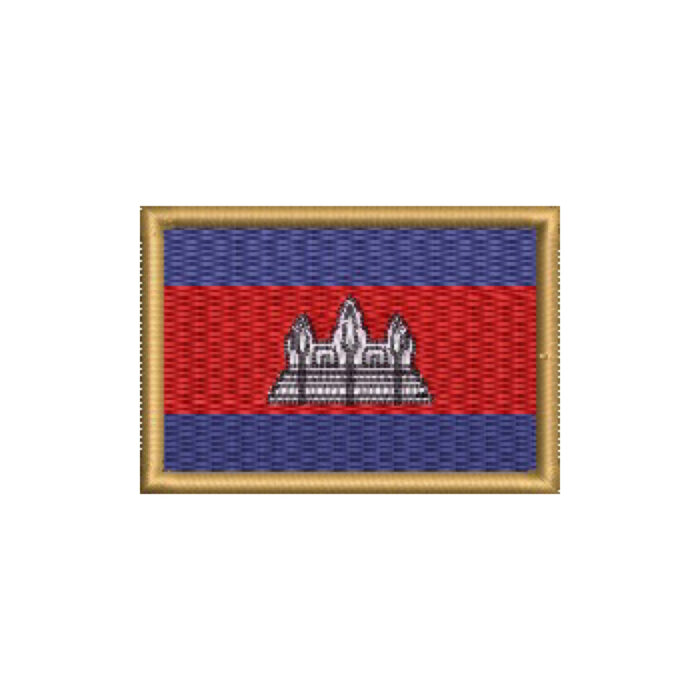 BP0205-011 Camboja Embroidered Flag Patch 2.25″×1.5″ - Image 9