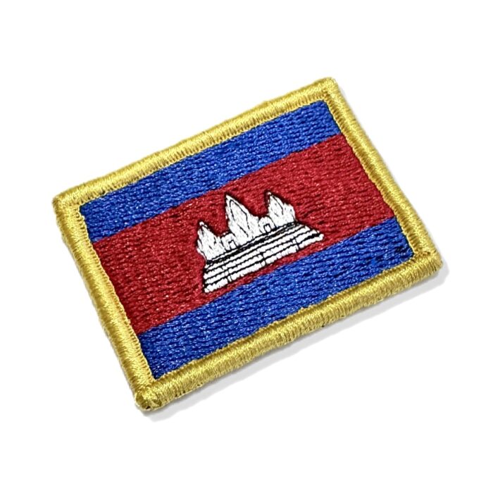 BP0205-011 Camboja Embroidered Flag Patch 2.25″×1.5″ - Image 4