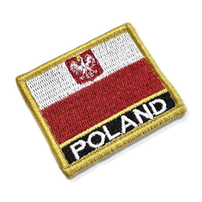 BP0211N-011 Poland Embroidered Flag Patch 2.25″x1.8″ - Image 4