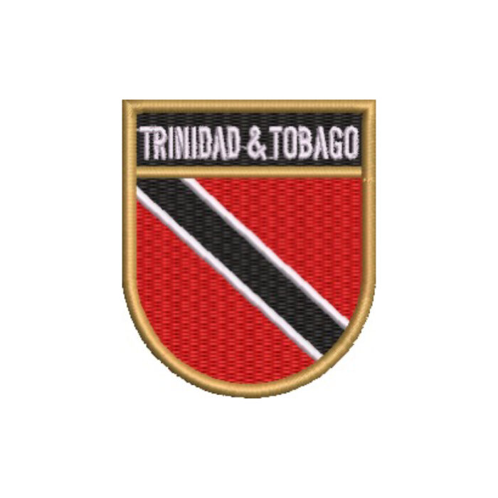 BP0225E-011 Trinidad Tobago Embroidered Flag Patch 2.25″x2.68″ - Image 9