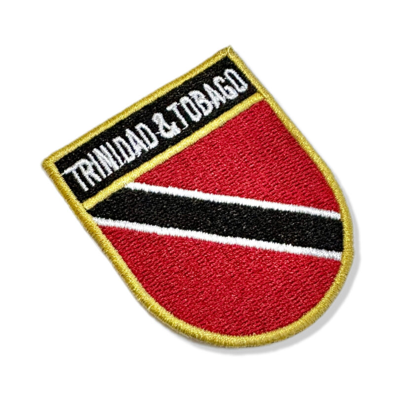 BP0225E-011 Trinidad Tobago Embroidered Flag Patch 2.25″x2.68″