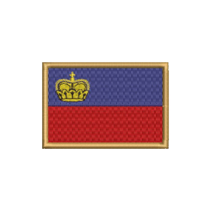 BP0424-001 Liechtenstein Embroidered Flag Patch 3″x2″ - Image 9