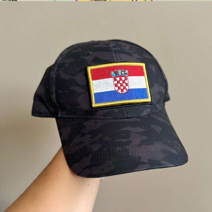 BP0436-001 Croatia Embroidered Flag Patch 3″x2″ - Image 5