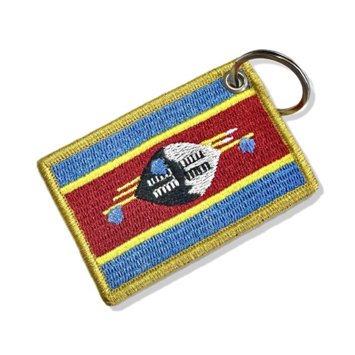 BP0441-001 Eswatini Embroidered Flag Patch 3″x2″ - Image 7