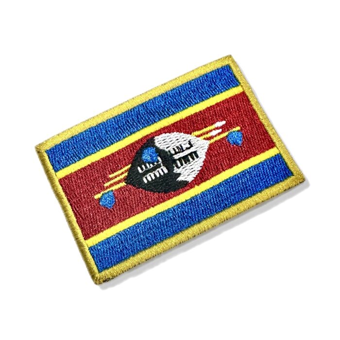 BP0441-001 Eswatini Embroidered Flag Patch 3″x2″