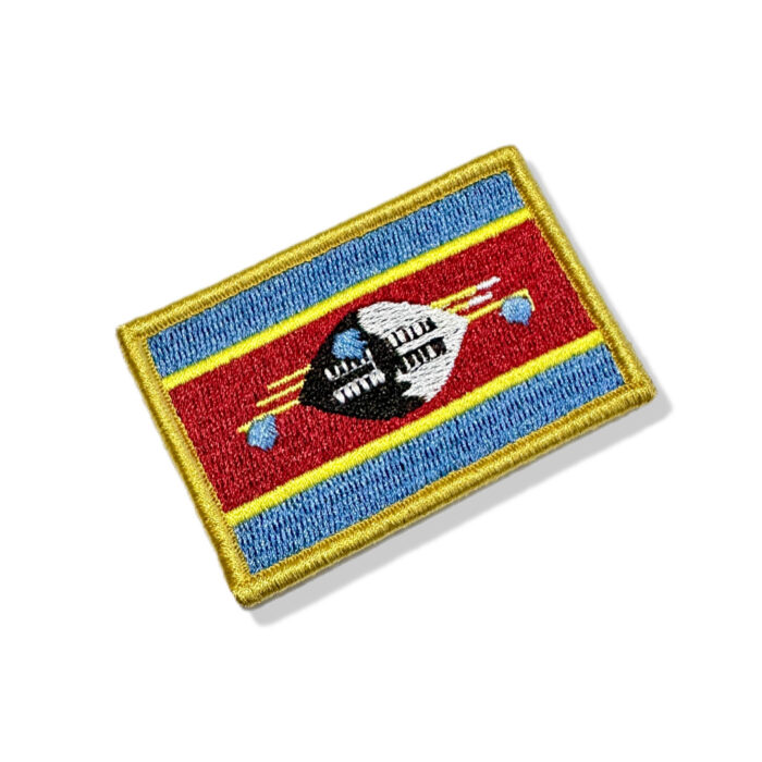 BP0441-001 Eswatini Embroidered Flag Patch 3″x2″ - Image 4