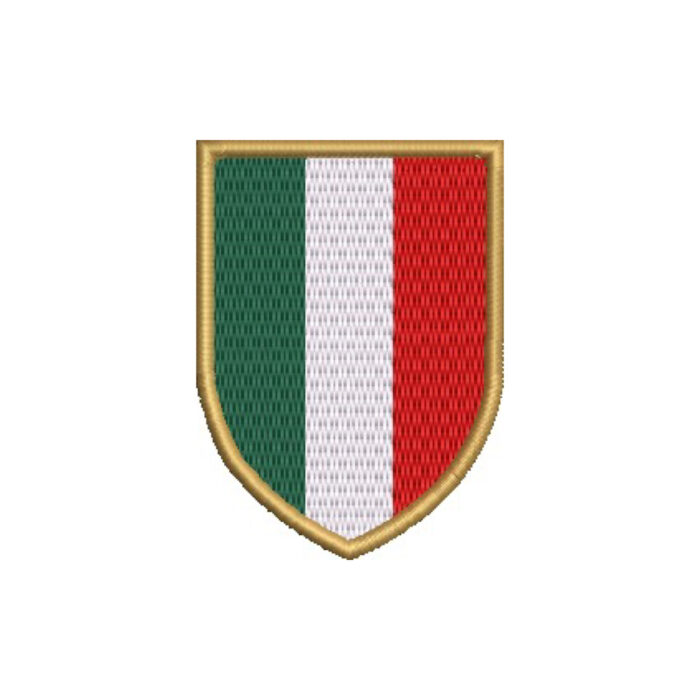 TP0C211-001 Italy Shield Embroidered Flag Patch 2,6″x1,96″ - Image 8