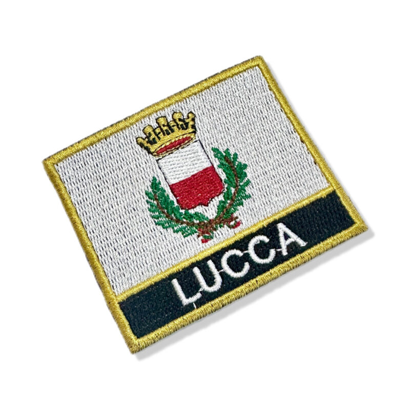 BC0238N-001 Lucca Italy Embroidered Patch 3″x2.5″