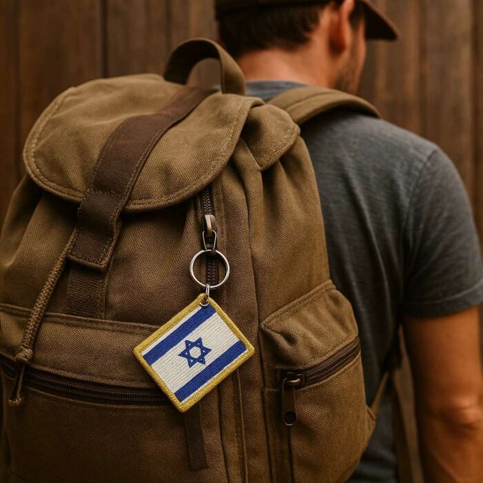 BP0009-011 Israel Embroidered Flag Patch 2.25″x1.5″ - Image 7