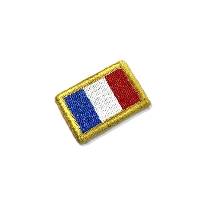 BP0031-031 France Embroidered Flag Patch 1.5"x1 in" - Image 4