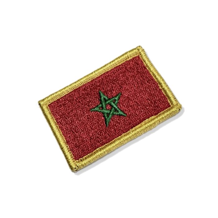 BP0192-057A Marrocos Embroidered Flag Patch 2.25″x2.68″ - Image 4