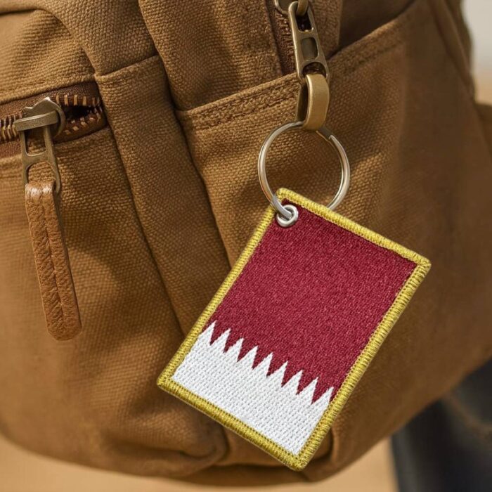 BP0213-075A Qatar Embroidered Flag Patch 3"x2" - Image 8