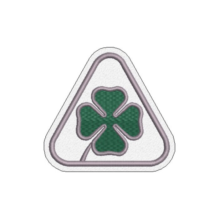 CAR071-001 Quadrifoglio Embroidered Patch 3x3" - Image 7