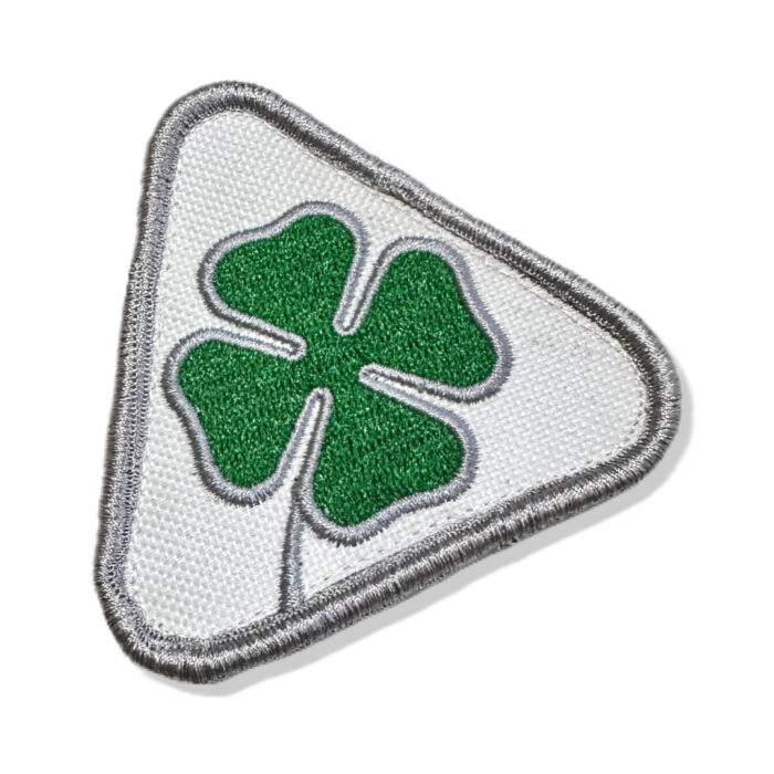 CAR071-001 Quadrifoglio Embroidered Patch 3x3" - Image 3