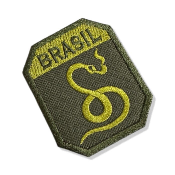 EML068 Smoking Snake AIRSOFT Embroidered Patch 2.76 x 2.24 in