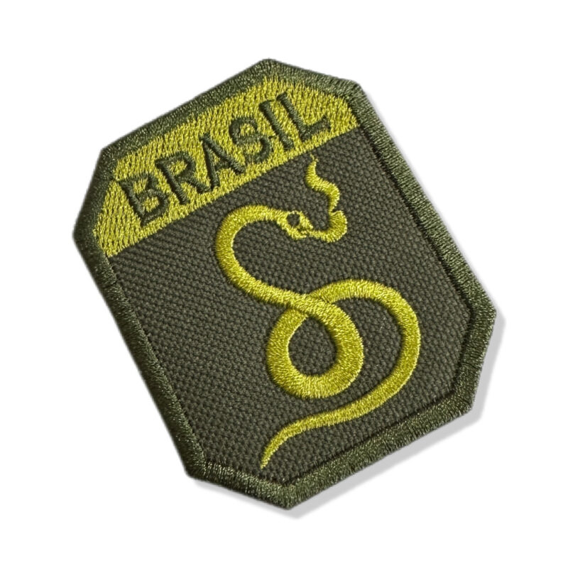 EML068 Smoking Snake AIRSOFT Embroidered Patch 2.76 x 2.24 in