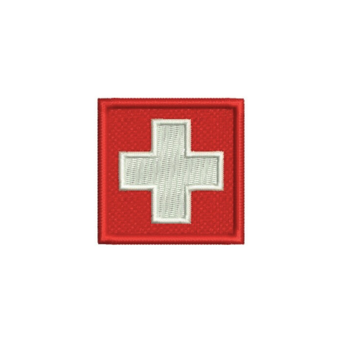 TICH001-001 Team Soccer Switzerland Embroidered Patch 2"x2" - Image 2