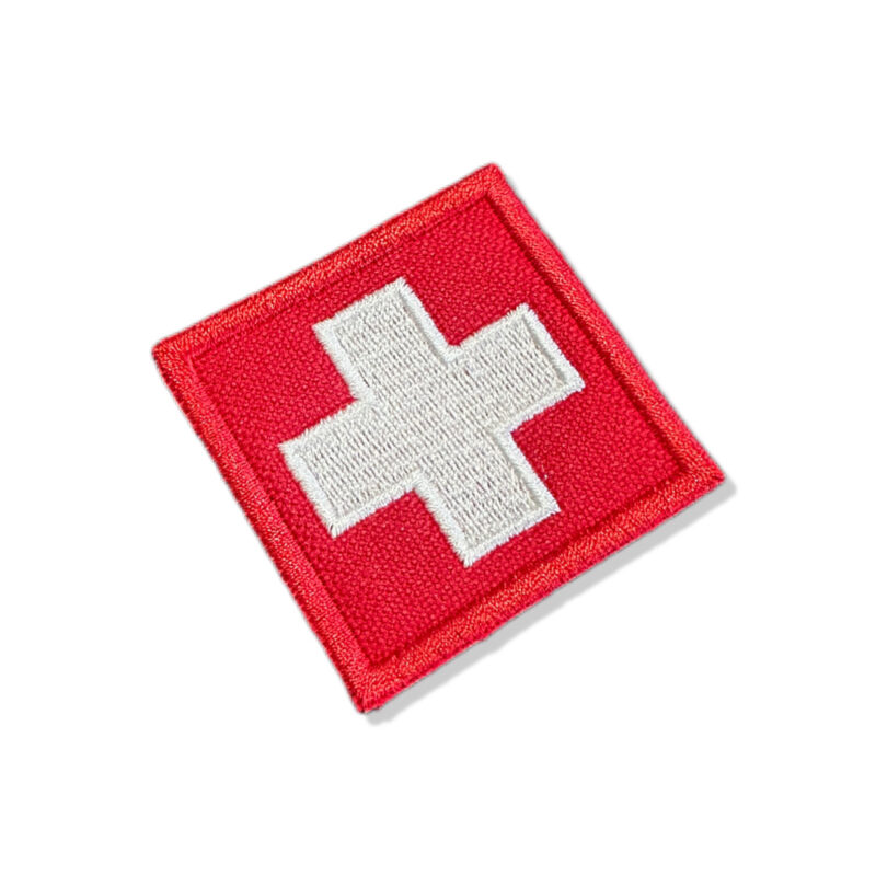 TICH001-001 Team Soccer Switzerland Embroidered Patch 2"x2"