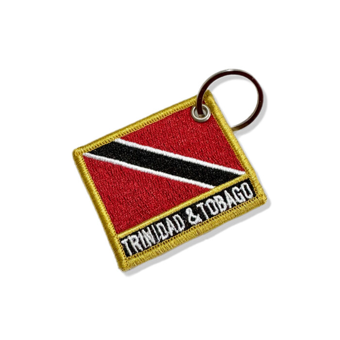 BP0225N-011 Trinidad Tobago Embroidered Flag Patch 2.4"x3.54" - Image 5
