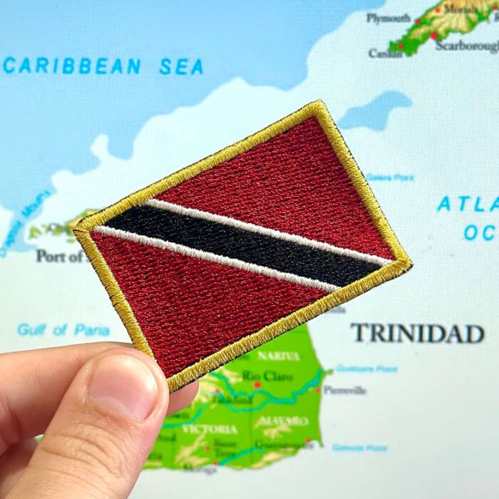 BP0225-011 Trinidad Tobago Embroidered Flag Patch 2.25″x1.5″ - Image 3