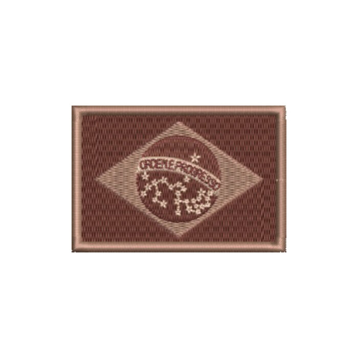 BP0403-004 Brasil Embroidered Flag Patch 3x2" - Image 8