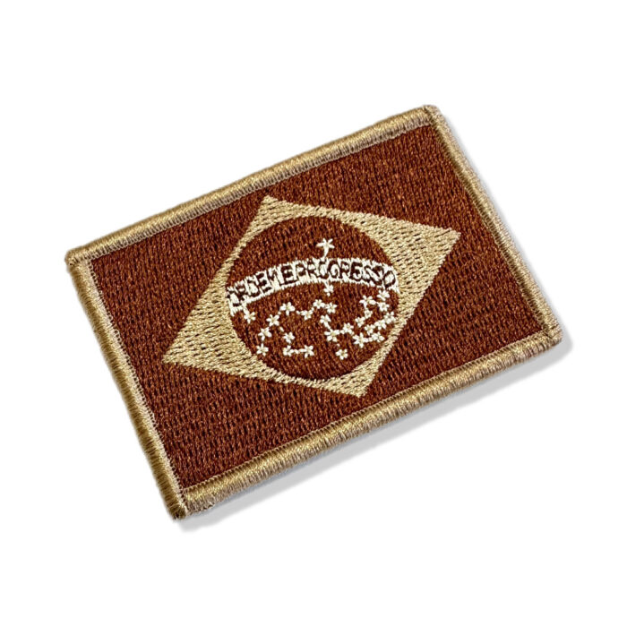 BP0403-004 Brasil Embroidered Flag Patch 3x2" - Image 4