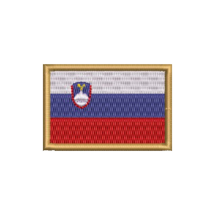 BP0443-057A Slovenia Embroidered Flag Patch 2.25″x1.5″ - Image 9