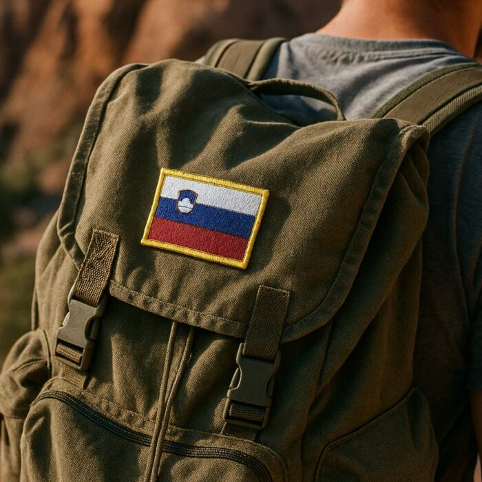 BP0443-057A Slovenia Embroidered Flag Patch 2.25″x1.5″ - Image 6