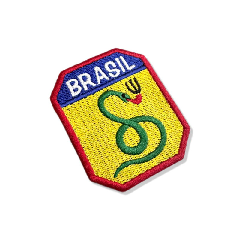 EML022 Bellicose Snake FEB Brazil Rare Embroidery Patch 2.7″x2.2″