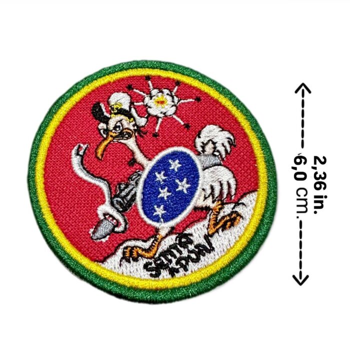 M0061-011 Senta Puá FAB Embroidered Patch 2.36"x2.36" - Image 2