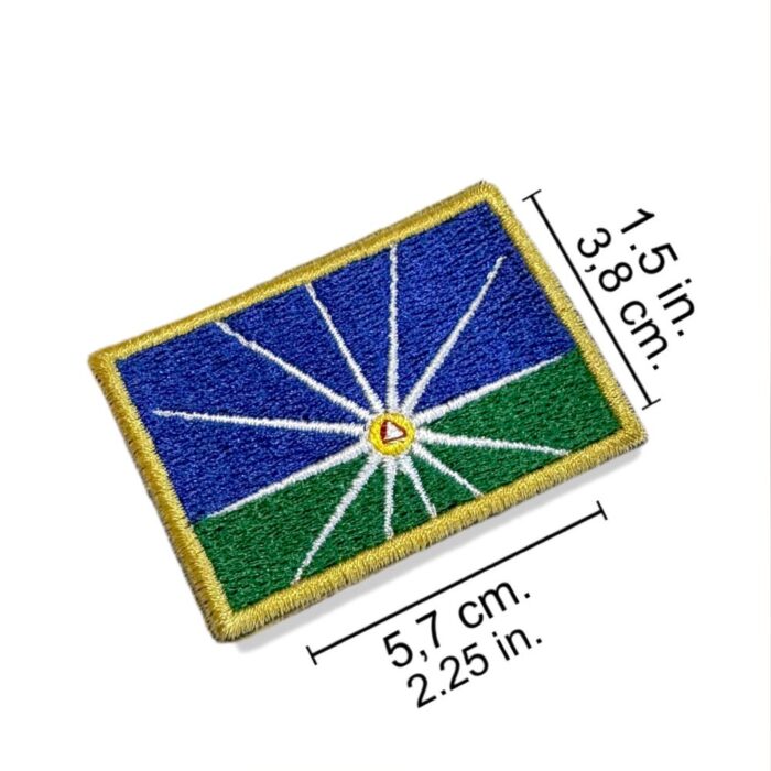 BC0011-011 Uberlândia MG Brasil Embroidered Flag Patch 2.25″×1.5″ - Image 2