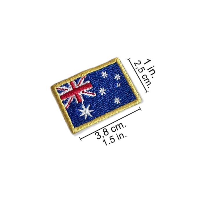 BP0007-031 Australia Embroidered Flag Patch 1.5″x1″ - Image 2