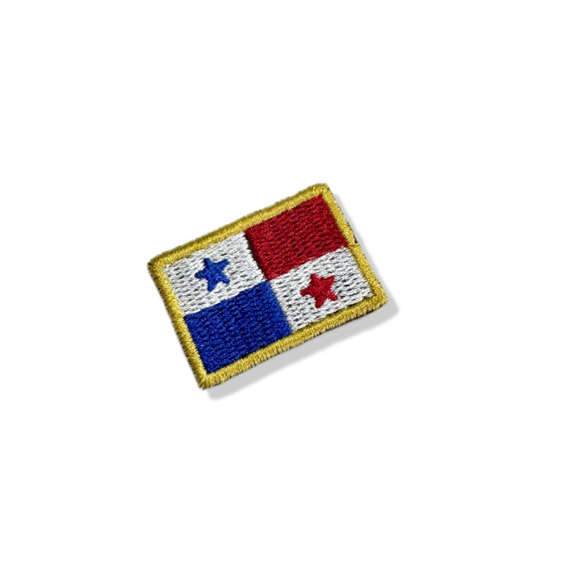 BP0102-031 Panama Embroidered Flag Patch 1.5"x1"