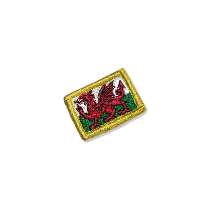BP0190-031 Wales Embroidered Flag Patch 1.5″x1″ - Image 4