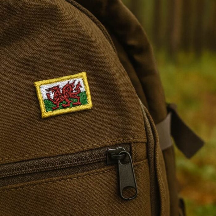 BP0190-031 Wales Embroidered Flag Patch 1.5″x1″ - Image 6