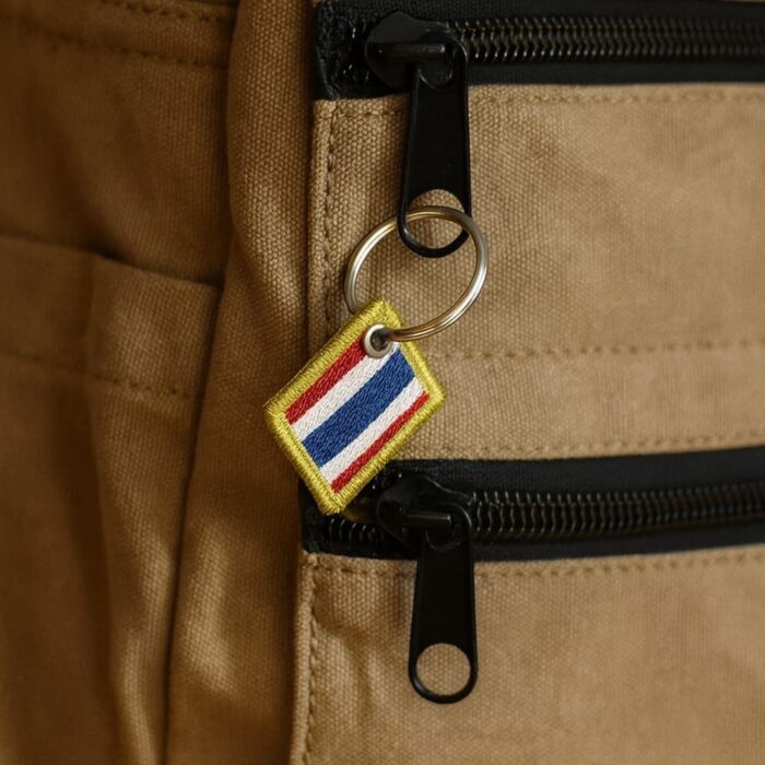 BP0206-031 Thailand Embroidered Flag Patch 1.5″x1″ - Image 8