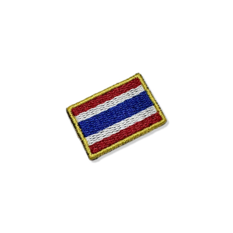BP0206-031 Thailand Embroidered Flag Patch 1.5″x1″