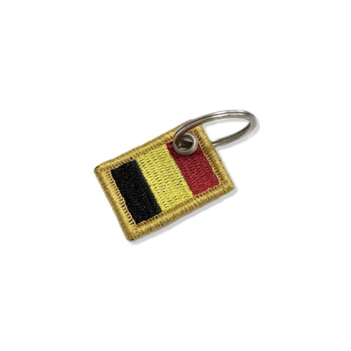 BP0215-031 Belgium Embroidered Flag Patch 1.5"x1" - Image 7
