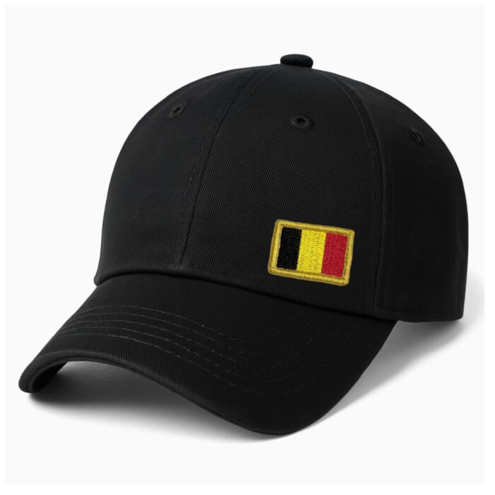BP0215-031 Belgium Embroidered Flag Patch 1.5"x1" - Image 5