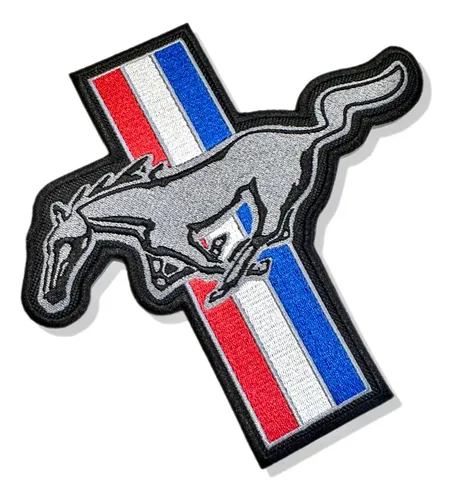 CAR004 Ford Mustang Kart Embroidered Patch 8.26"x7.28"