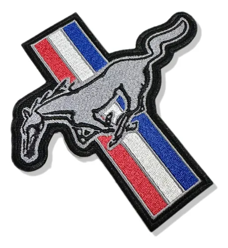 Car085 Ford Mustang Kart Embroidered Patch 5.5″x4.8″