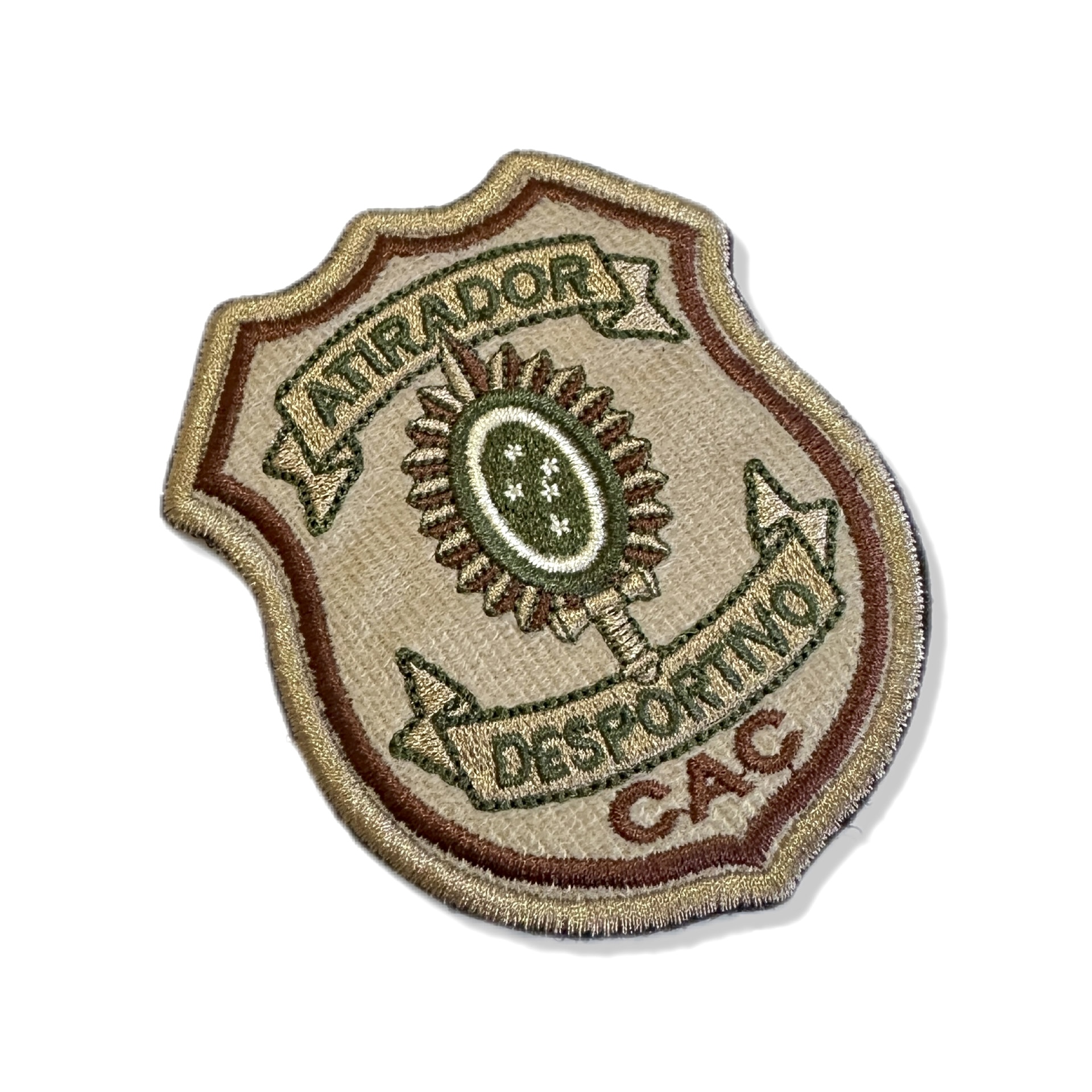M0215-068D Sports Shooter CAC Embroidered Patch 3.5"x2.75" - Image 3