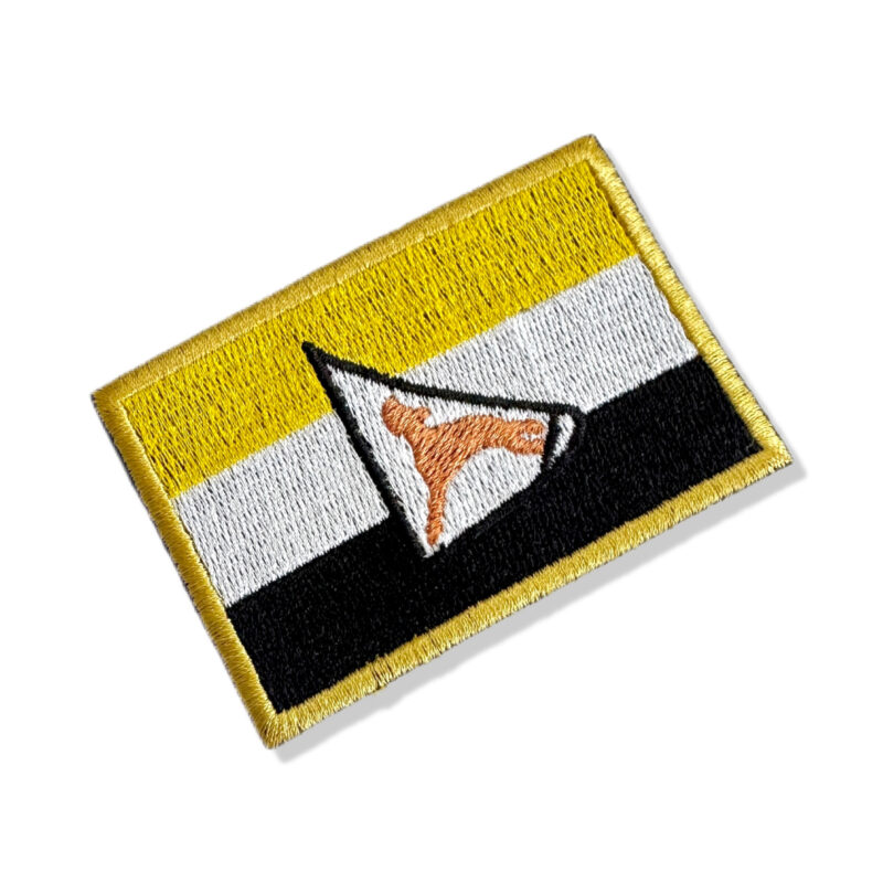 BC0019-075A Guara DF Brasil Embroidered Flag Patch 3"x2"