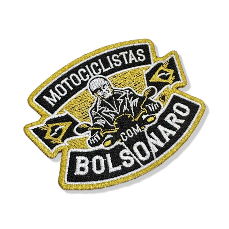 DGV001-01 Motorcyclists Embroidered Patch 4.3"x3.6"