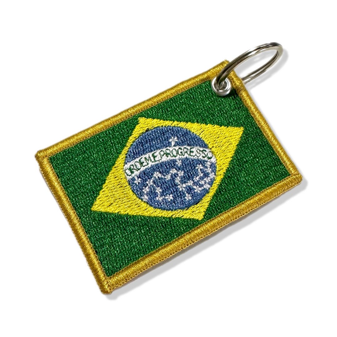 BP0403-001 Brasil Embroidered Flag Patch 3"x2" - Image 9