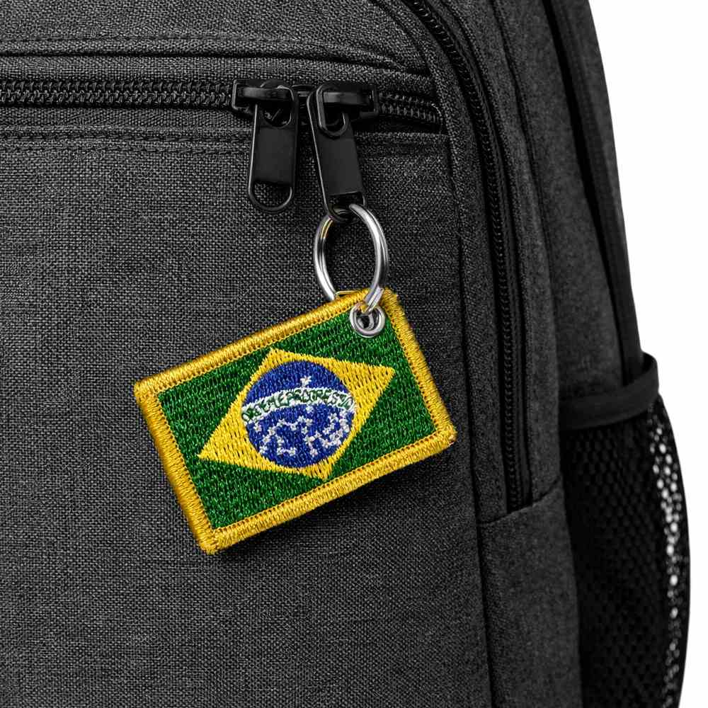 BP0403-001 Brasil Embroidered Flag Patch 3"x2" - Image 10