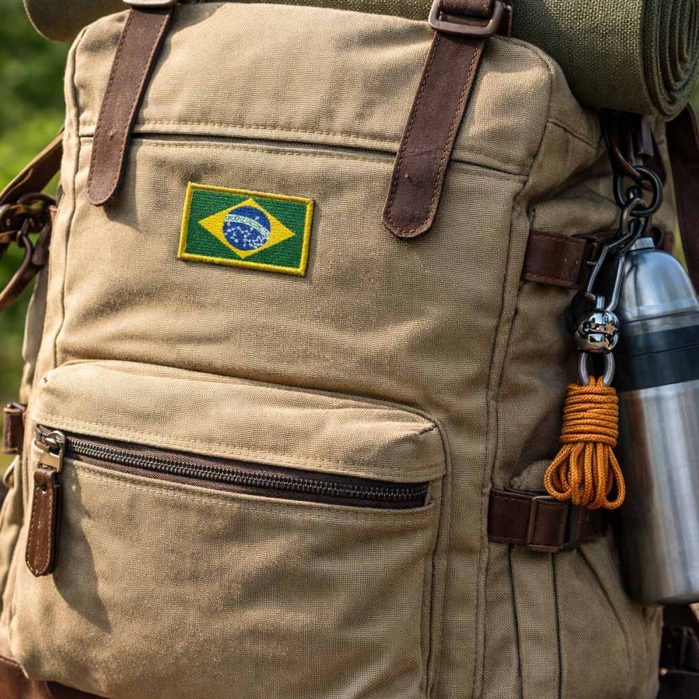 BP0403-001 Brasil Embroidered Flag Patch 3"x2" - Image 6