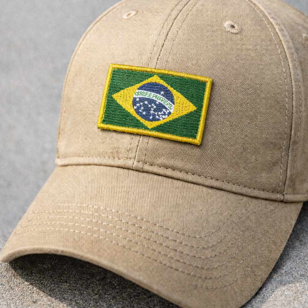 BP0403-001 Brasil Embroidered Flag Patch 3"x2" - Image 8